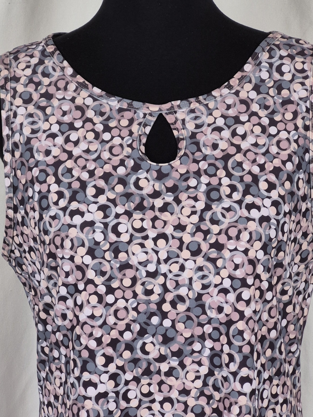 Nuu Muu The Original "Circles" Sleeveless Geometric Print Active Dress - Size L - Picture 5 of 13